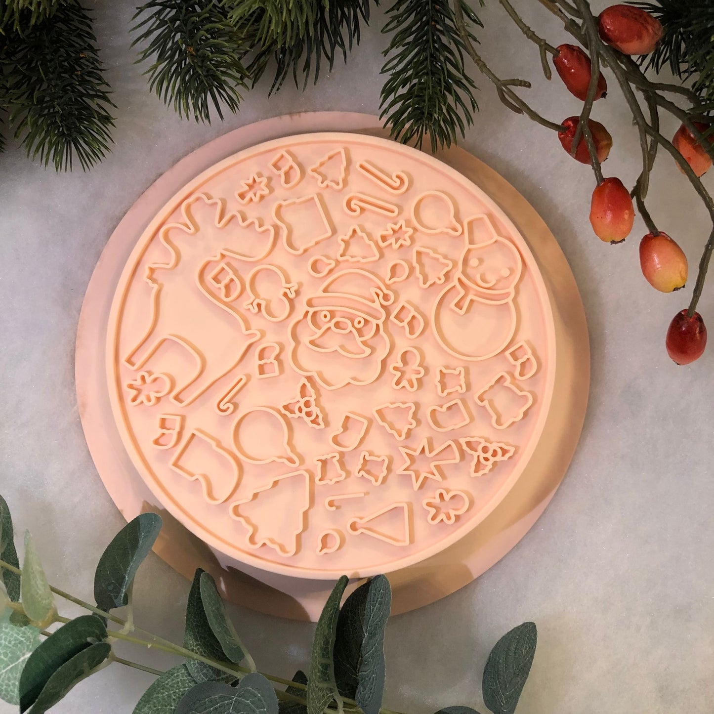 Festive Enrichment 2 in 1 Bowl & Lickimat - Gingerbread Man Design