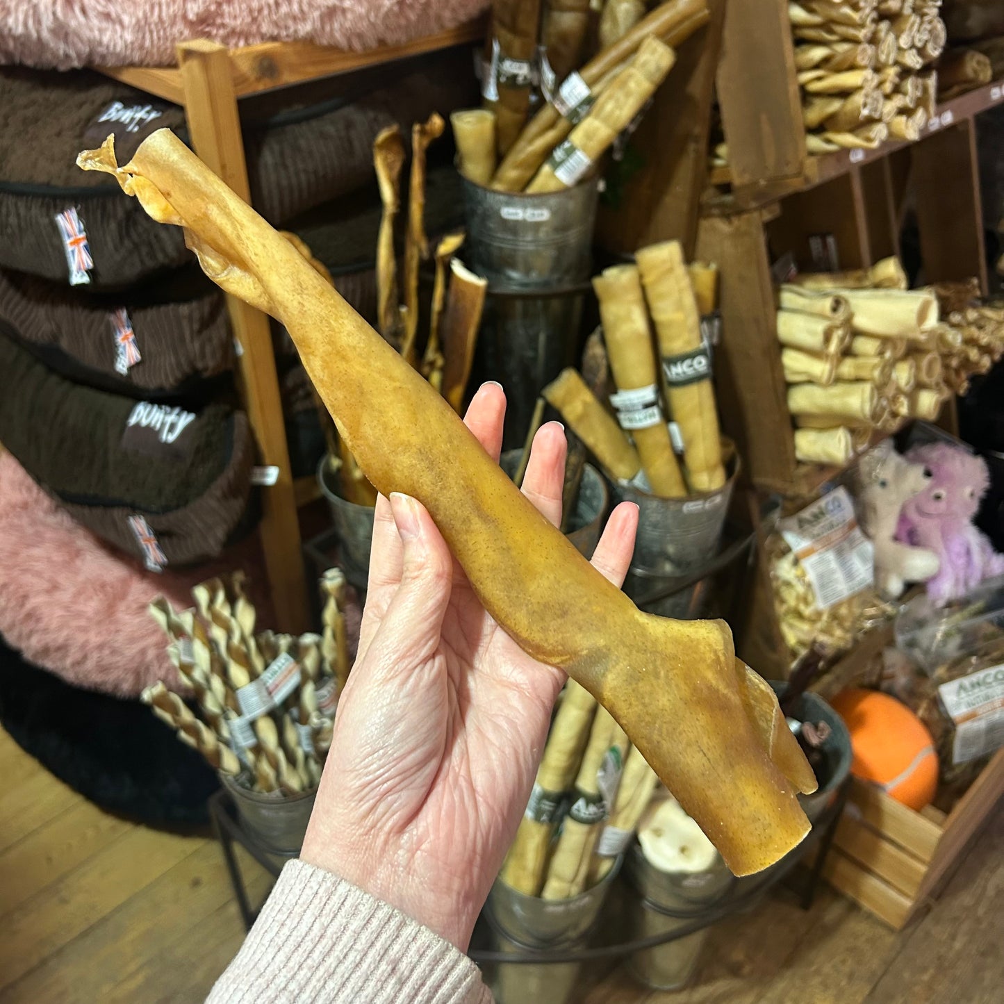 Buffalo Skin Stick Large - Natural Dog Treat
