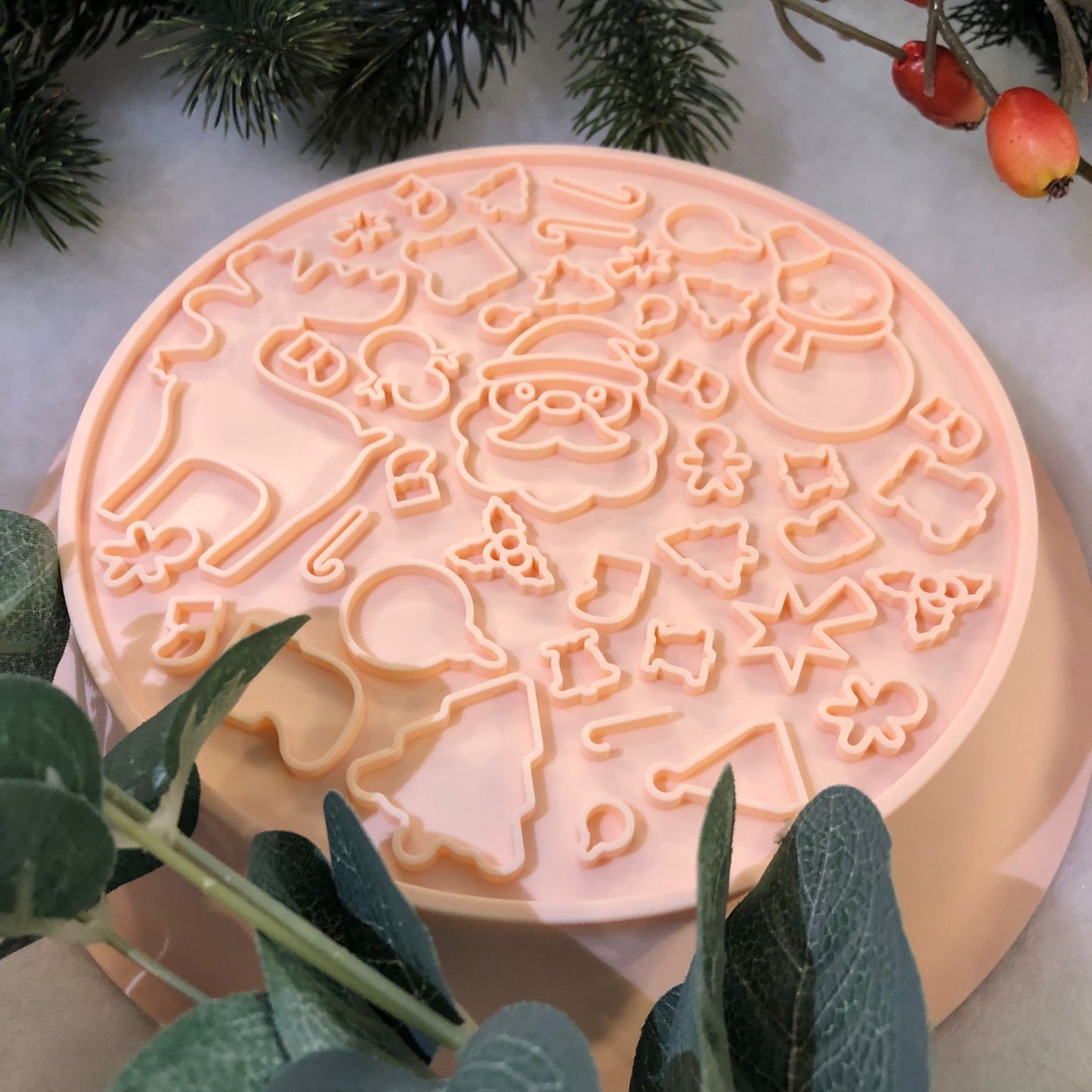 Festive Enrichment 2 in 1 Bowl & Lickimat - Stocking Design