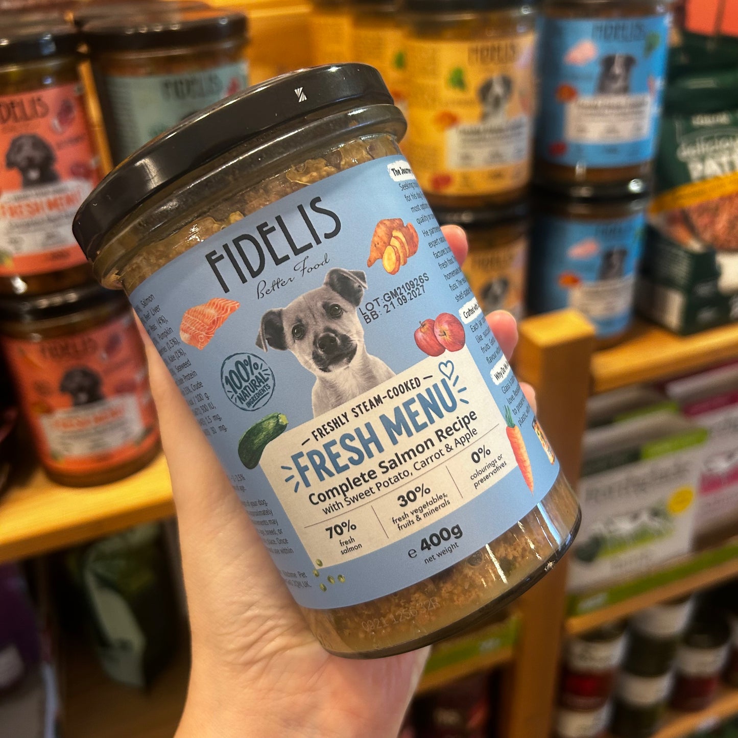Fidelis Fresh Cooked Salmon for Dogs 400g