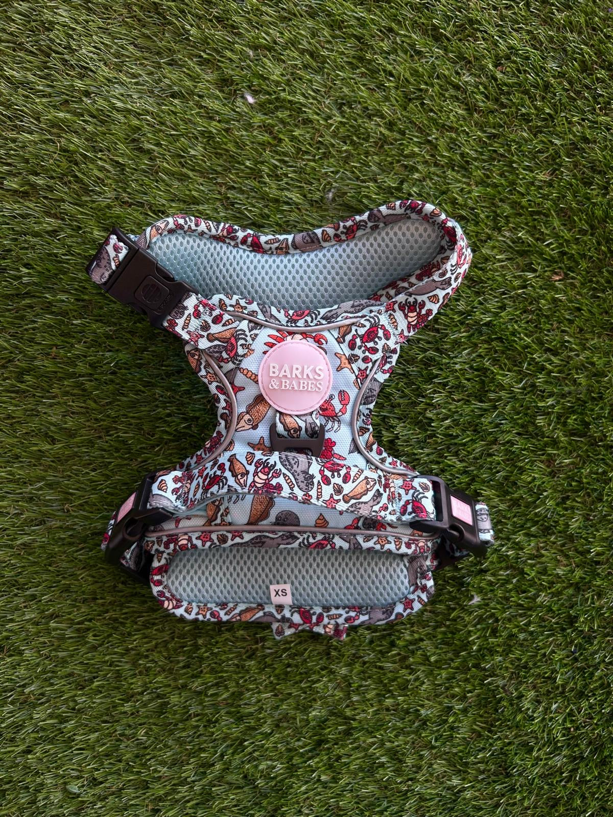 Barks & Babes 3-Click Harness Under the Sea