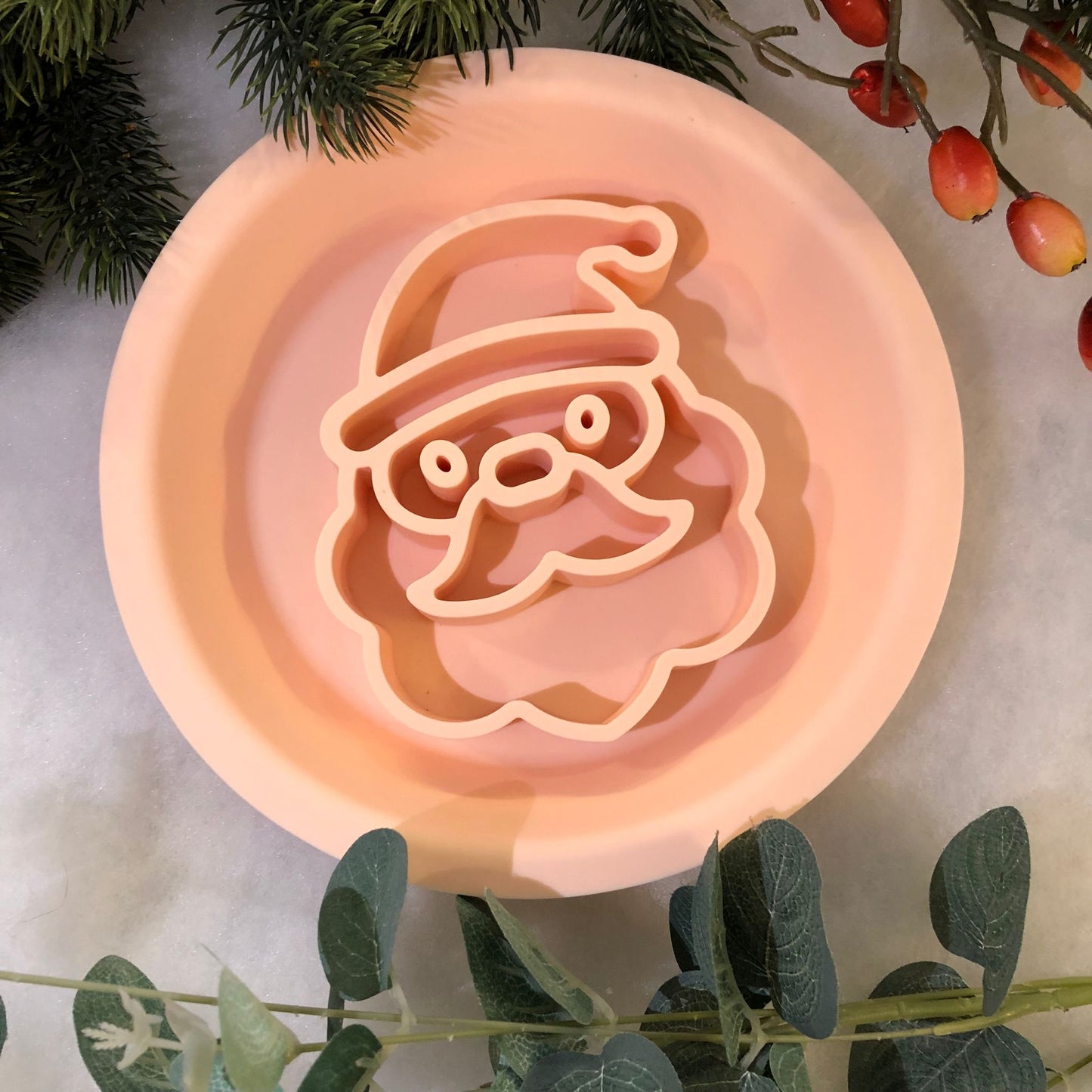 Festive Enrichment 2 in 1 Bowl & Lickimat - Santa Paws Design