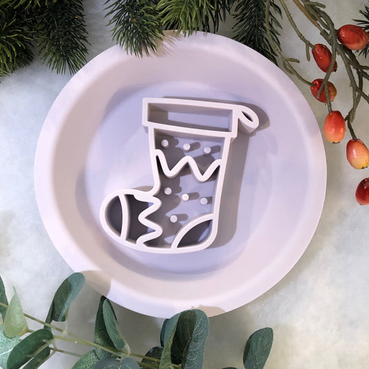 Festive Enrichment 2 in 1 Bowl & Lickimat - Stocking Design