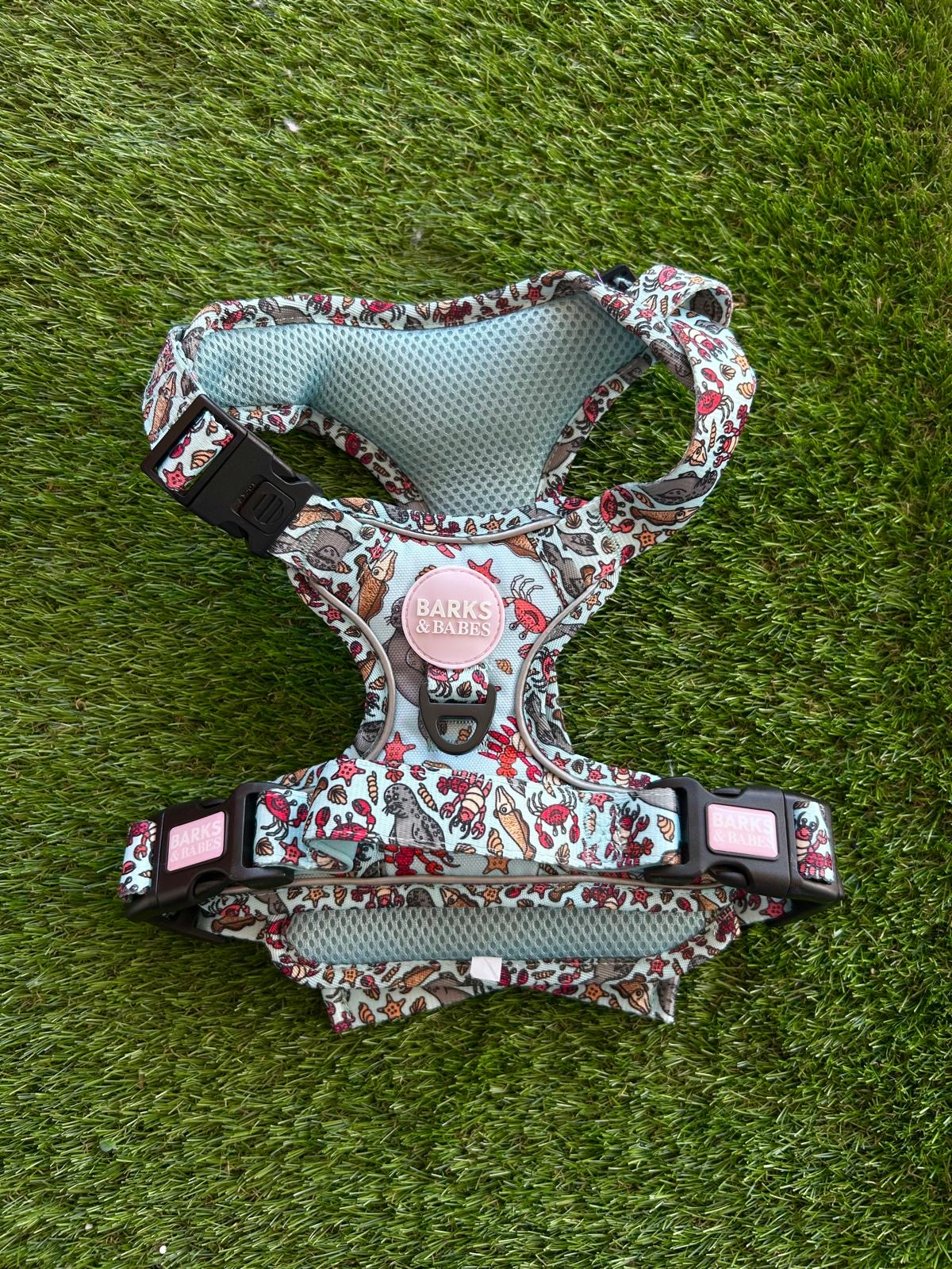 Barks & Babes 3-Click Harness Under the Sea