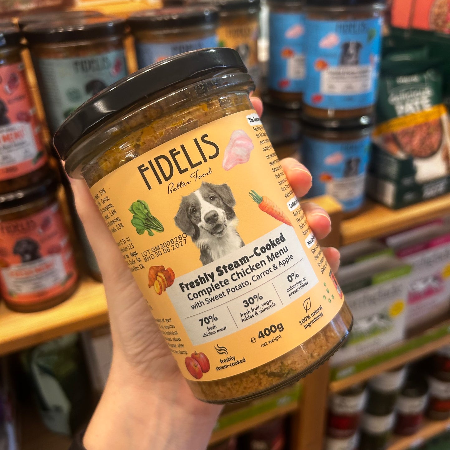 Fidelis Fresh Cooked Chicken for Dogs 400g